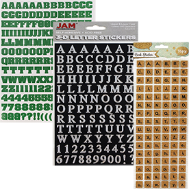 Self Adhesive Alphabet Letters